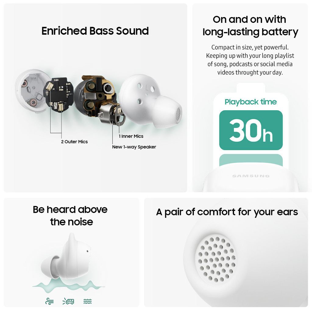 Samsung Galaxy Buds FE - Graphite, Galaxy AI, Handphone AI, Buds AI-4