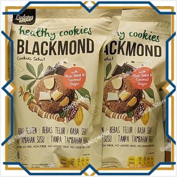 

[GDS] LADANG LIMA HEALTHY COOKIES BLACKMOND GLUTEN FREE 180 GR | KUKIS