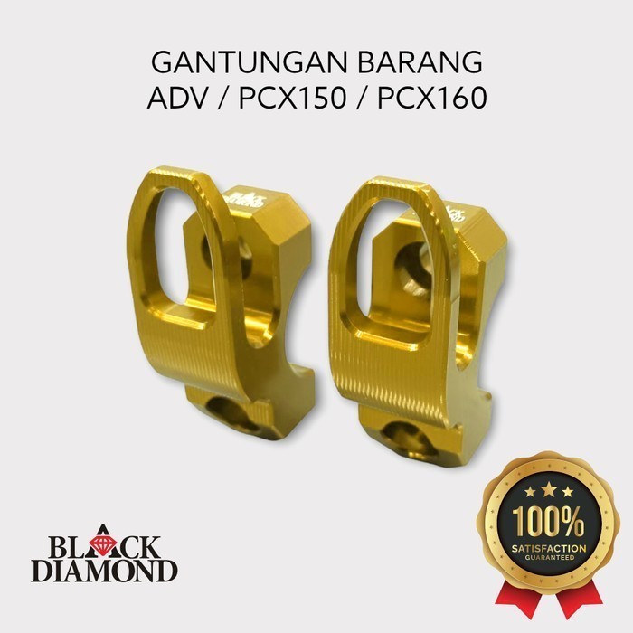Hook Gantungan Barang Stang Bawah Spion Pcx Adv 150 160 Black Diamond