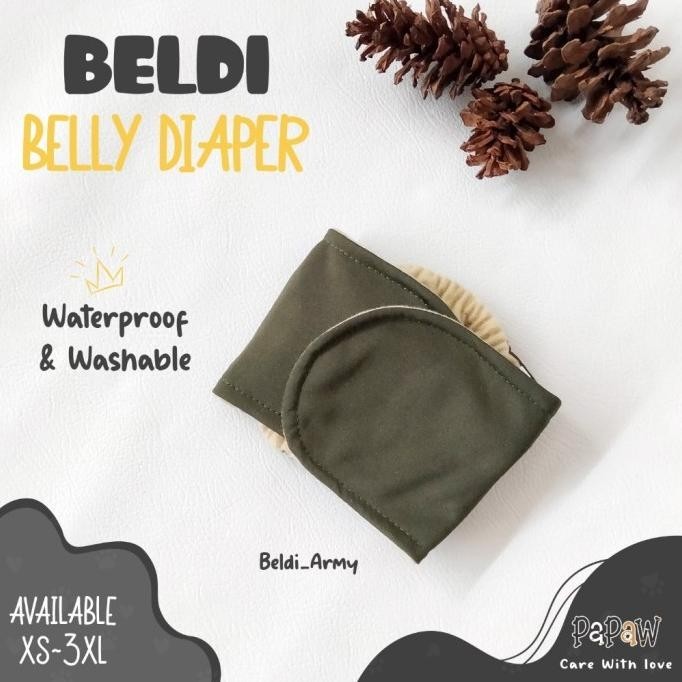 Manner Belt Pampers Popok Anjing Jantan Bisa Dicuci Waterproof