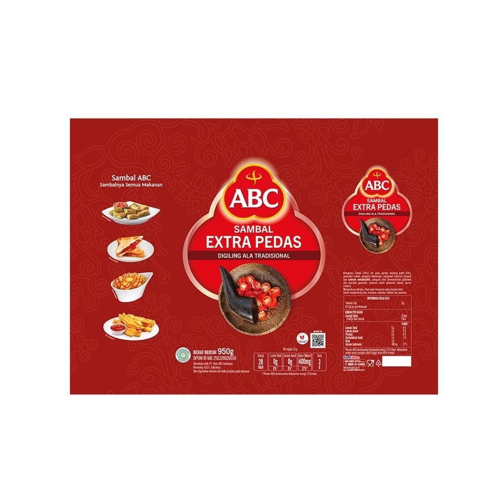 

hjg-7 ABC Saus Sambal Extra Pedas 950 g Viral
