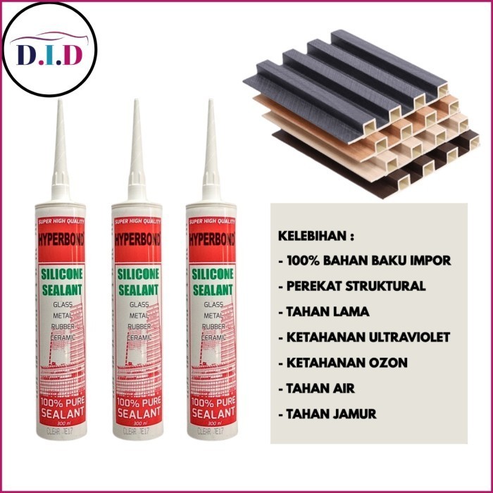 

LEM SEALENT WPC PANEL HYPERBOND LEM KACA BOTOL HYPERBOND LEM SEALANT BOTOL CLEAR LEM SILICON K01