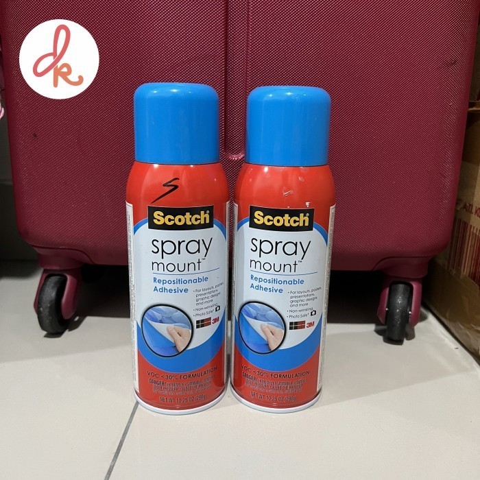 

Scotch 3m spray mount spraymount adhesive lem semprot K01