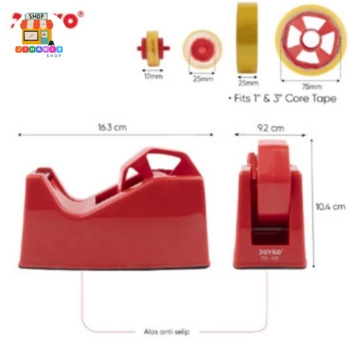

Tape Dispenser Besar TD-103 Tempat isolasi K01