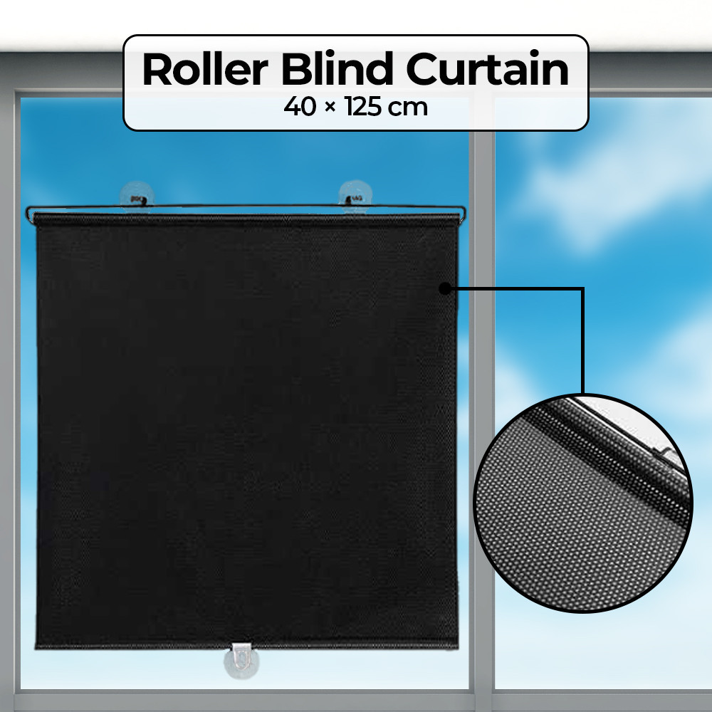 RUYIT Tirai Penahan Pelindung Sinar Matahari Roller Blind Jendela Kaca Mobil Rumah Anti Panas