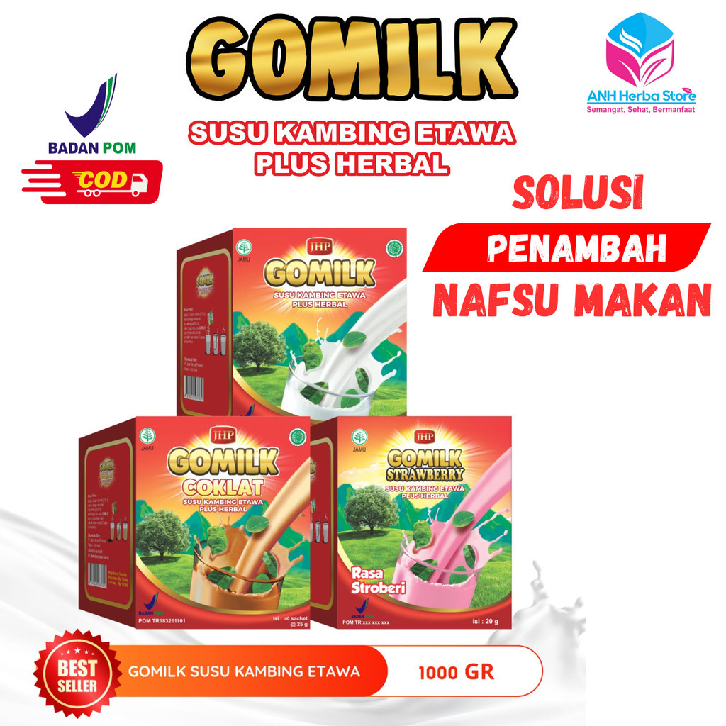 

New // [ 1 Box Isi 40 Sachet Lebih Simple ] [ Bisa Cod - Gratis Madu ] Susu Kambing Etawa Plus