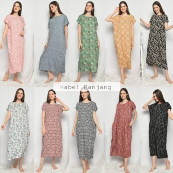 Daster Panjang Habel/Hisbi/Csl Non Busui