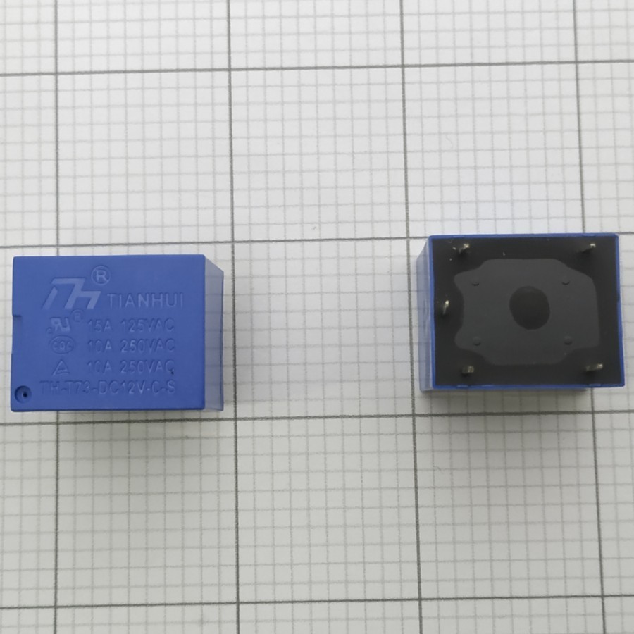 Relay 5pin 12v / Relay 5 pin 12v Tianhui Biru - 10A - 15A