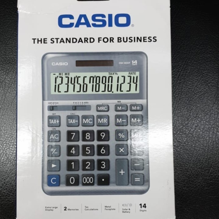

Kalkulator 14 Digit Casio Dm1400B Kualitas Bagus