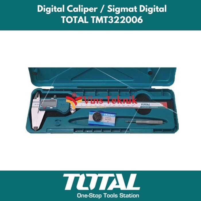 

Jangka Sorong Digital Vernier Caliper Sigmat Digital Total Tmt322006