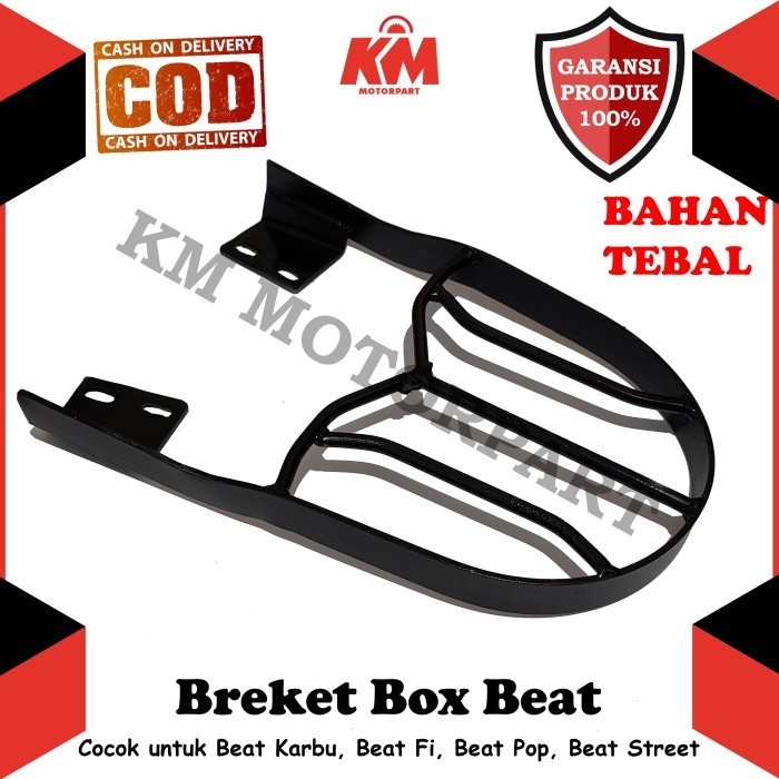 Breket Box Barang Honda Beat Fi Pop Karbu Esp Street Behel Bracket
