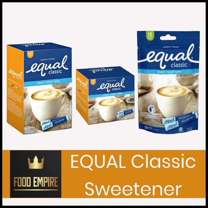 

Equal Classic Sweetener | Pemanis / Gula Nol Kalori | Sugar Substitute