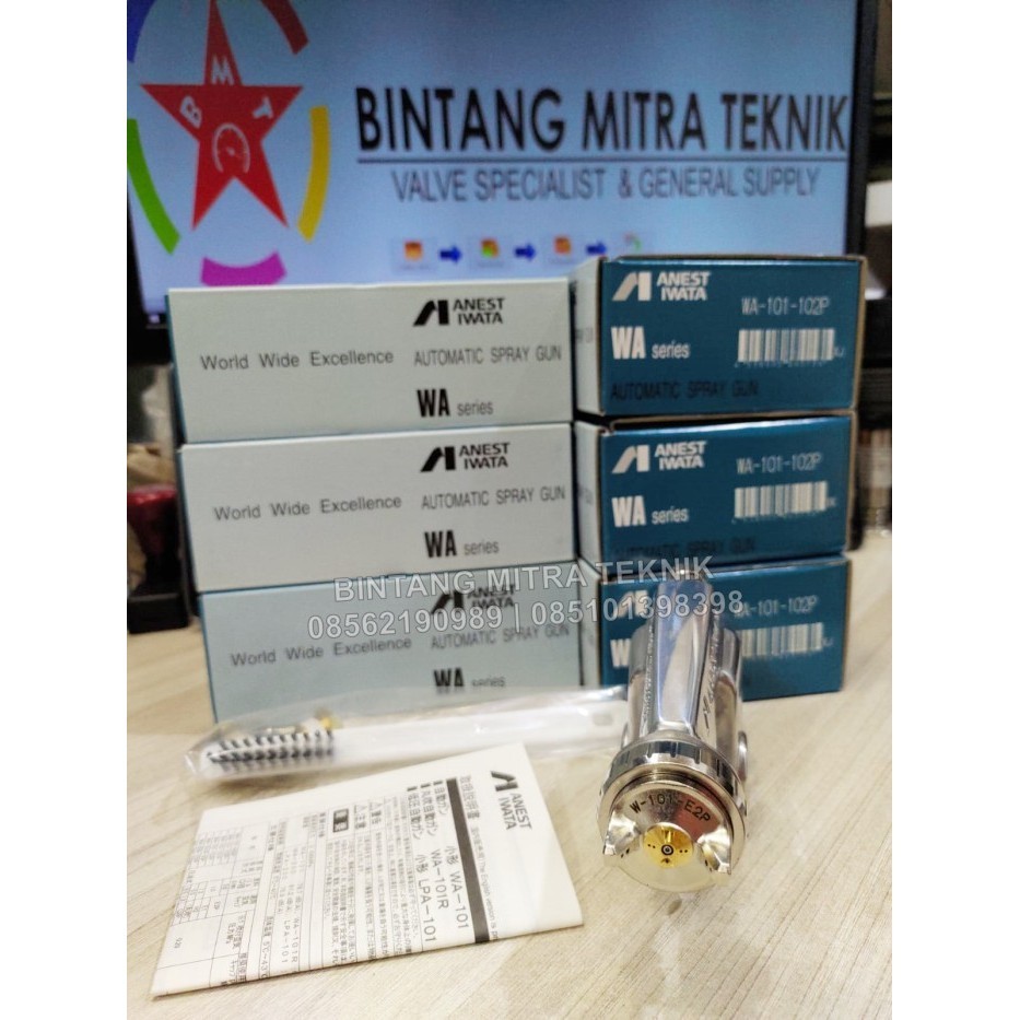 

AUTO SPRAY GUN ANEST IWATA WA-101-102P K01