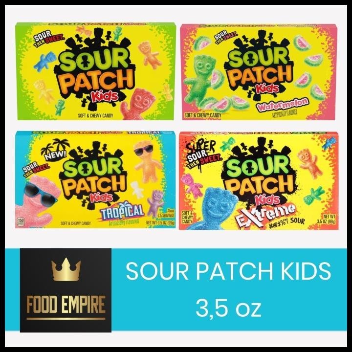 

Sour Patch Kids Candy 3,5 Oz | Permen Chewy 99 Gram