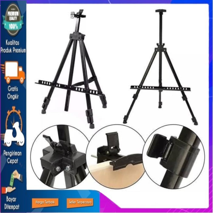 

Tripod Stand Holder Lukisan Murah Dudukan Kanvas Lukis Ori K01