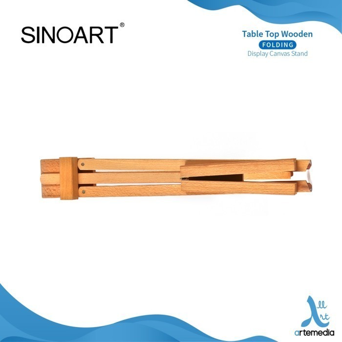 

SINOART TABLE TOP WOODEN FOLDING EASEL TIANG KAYU SANDARAN KANVAS K01