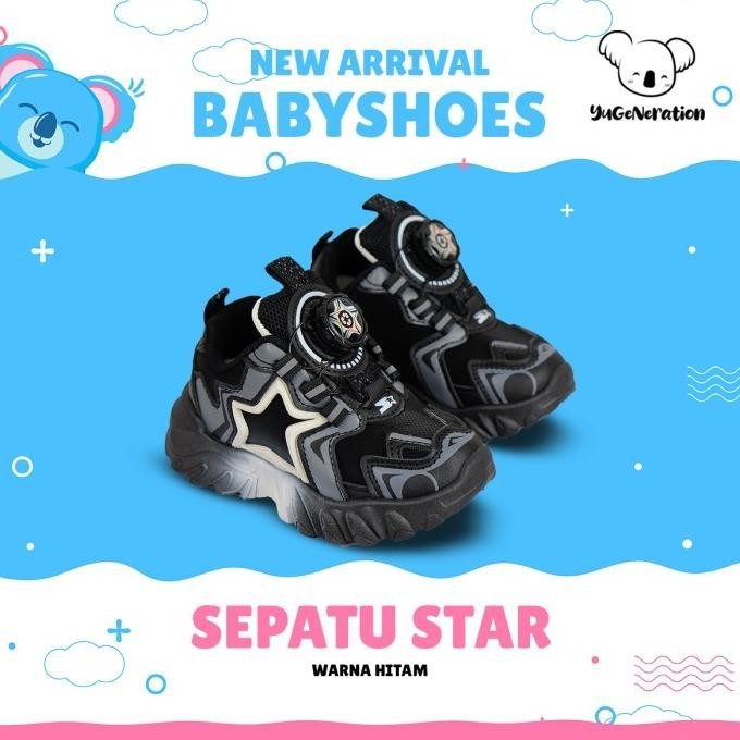 SEPATU SNEAKER ANAK CASUAL TALI PUTAR / SEPATU SEKOLAH ANAK MURAH BARU