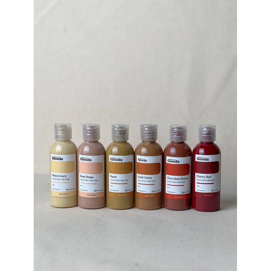 

Ready Bartega Cat Akrilik Skin Tone Set - isi 6 (ukuran 60 ml)