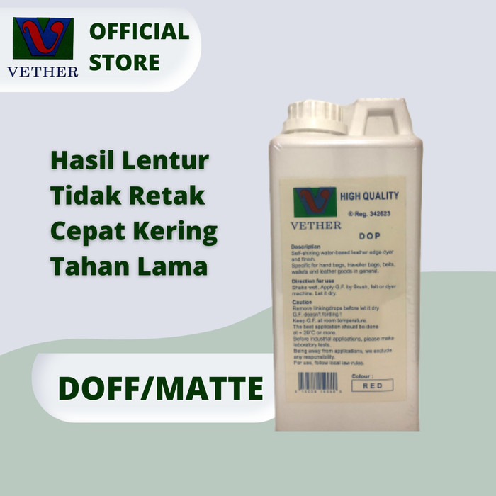 

Ready Vether - Cat Pinggir Kulit Premium - Leather Edge Paint (Matte/Doff)
