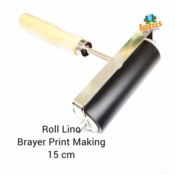 

Ready Roll Lino Brayer Printmaking 15 cm Rubber Roller