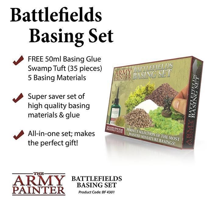 

Ready Army Painter Battlefields Basing Set