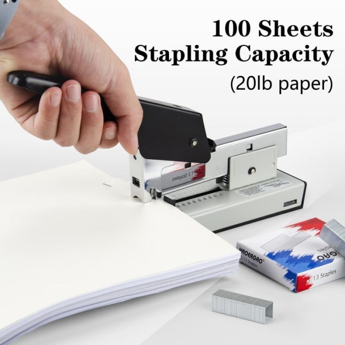 

120 Pages Stapler Besar Heavy Duty Stapler Alat Strapler Heavy Duty