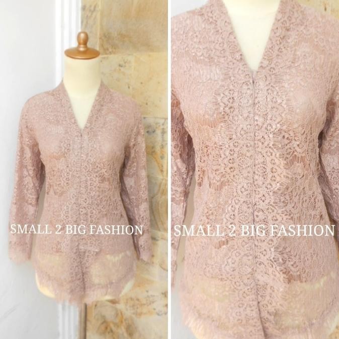 kebaya brokat / blouse muslim / brukat muslim / kebaya modern panjang