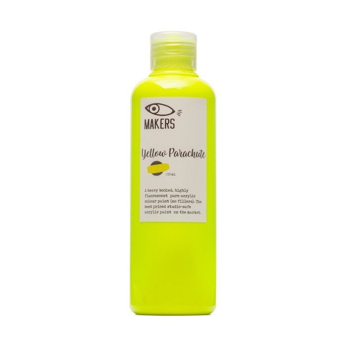 

Ready NEON Yellow Acrylic Paint Special Color 250ml kain dan pouring