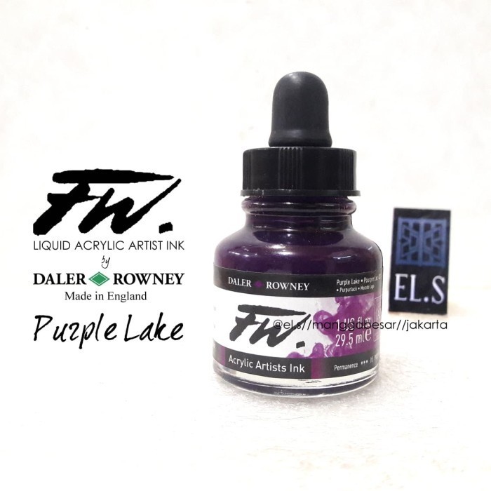 

Ready Daler Rowney FW ink Purple Lake ( Cat Akrilik )