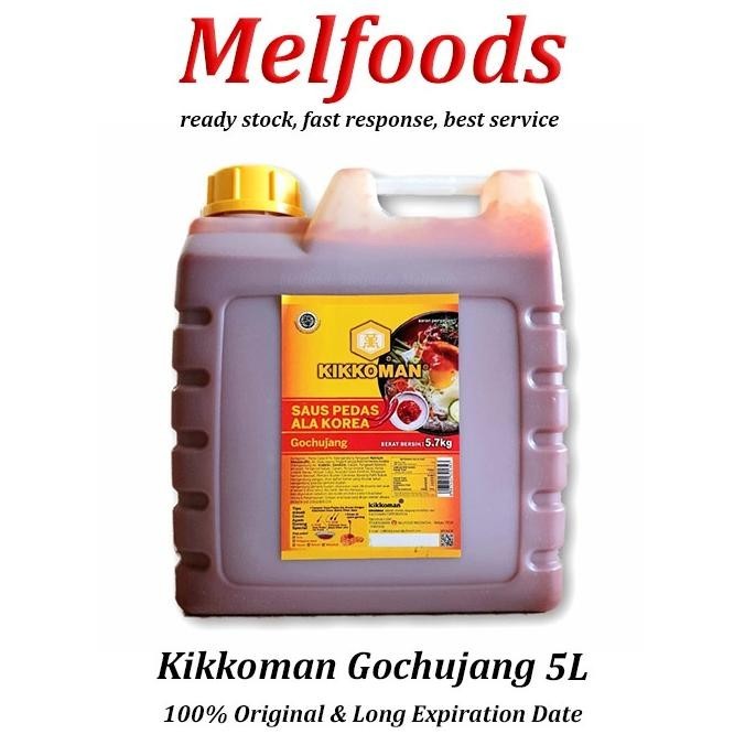 

PJJ-1621 Kikkoman Gochujang Sauce HALAL 5L  Saus Sambal Pedas Korea Murah