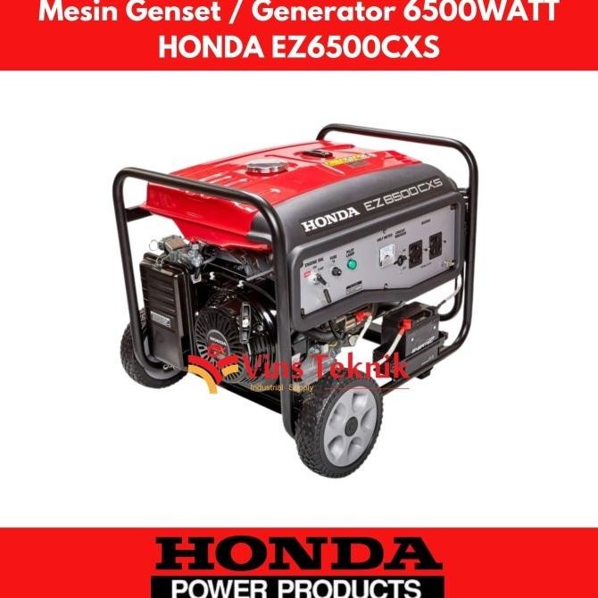 Honda Ez 6500 Cxs Mesin Genset Bensin Generator Gasoline Ez6500Cxs Premium Berkualitas