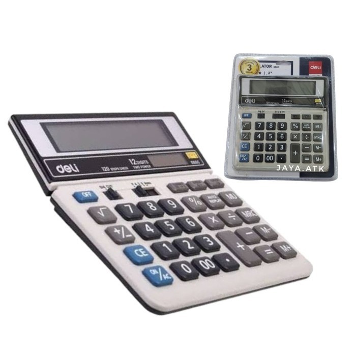 

Ready KALKULATOR DAGANG MEJA 12 DIGIT DELI W868C CALCULATOR KOREKSI CHECK