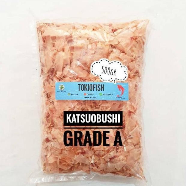 

rwe-45 Katsuobushi Tokiofish NETT 500gr Export Quality (Grade A) Murah