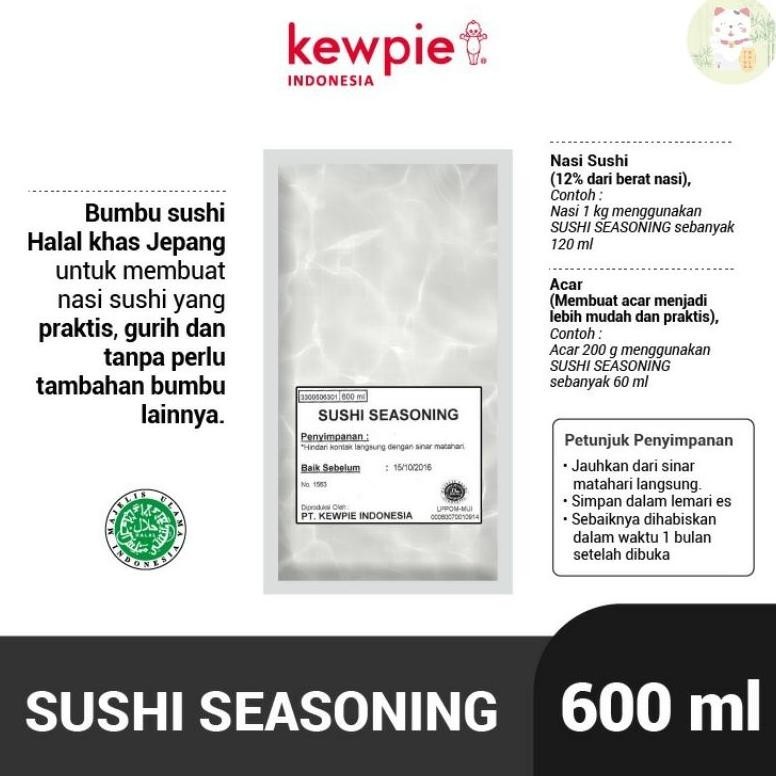 

u-45 Kewpie Sushi Seasoning 600ml | Bumbu Sushi | Sushi Vinegar Cuka Jepang Viral