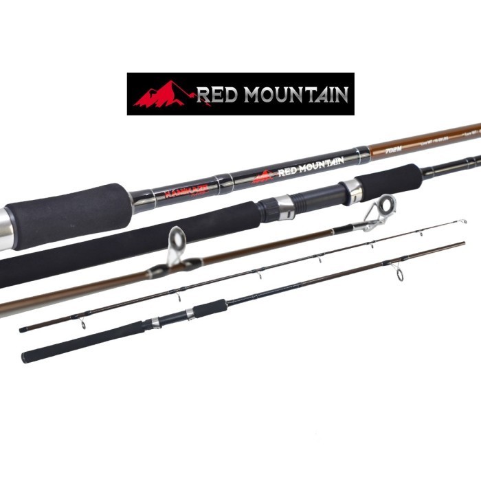 Ready KAMIKAZE Joran Spinning RED MOUNTAIN 210cm - 360cm Carbon Full Fuji