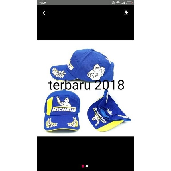 Ready TOPI PODIUM MOTOGP MICHELIN BIRU YAHUT