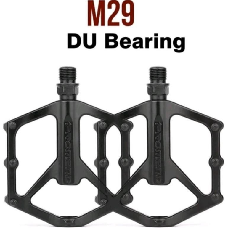 Premium Pedal Promend M29 DU Bearing Anti Slip Pedal Sepeda