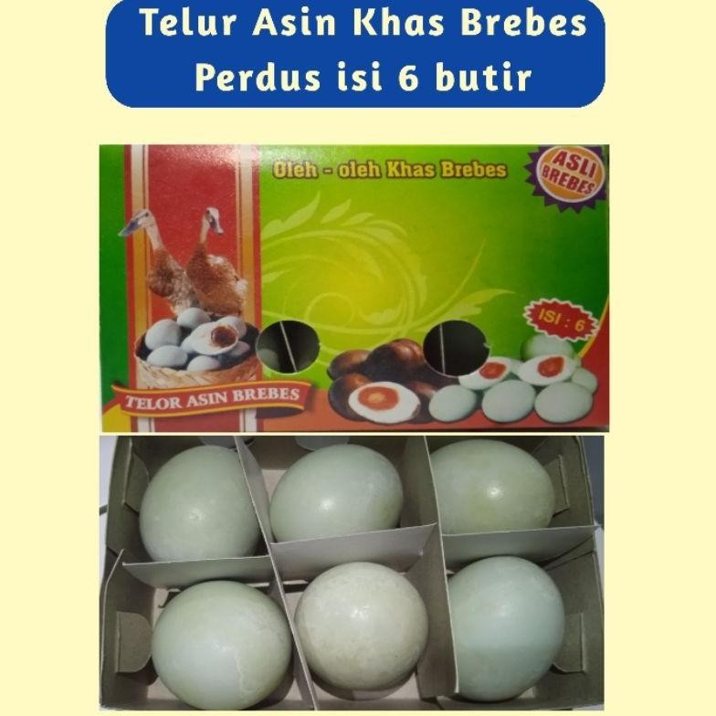 

ukd- Telur Asin Masir Oleh oleh Khas Brebes Kemasan perdus isi 6 butir Sale