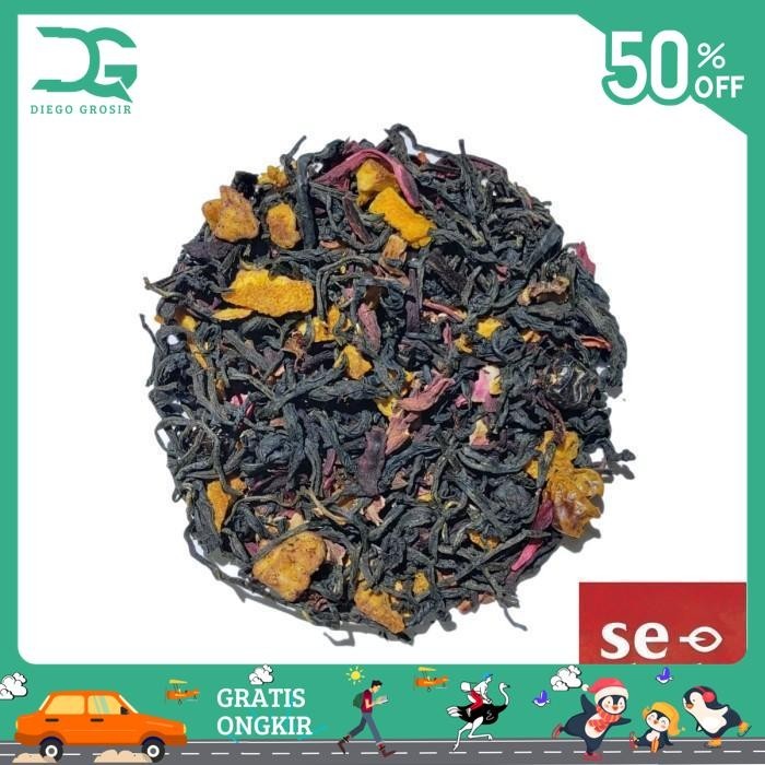 

CRIMSON BERRY TEA BLEND - CRANBERRY APPLE HIBISCUS BLACK TEA 15 GRAM BEST SELLER