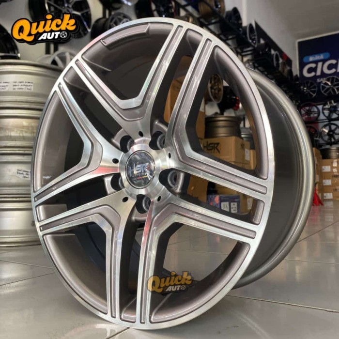 Ready Velg Racing Ring 17 Pelek Mobil Mercy HSR Rostock Model AMG Murah R17
