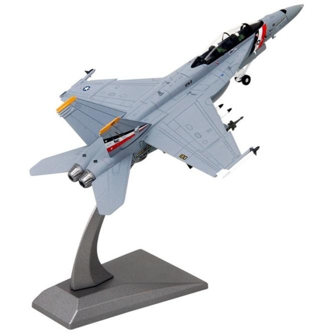 Miniatur Diecast Pesawat Tempur Amerika Hornet Fighter Bahan Alloy