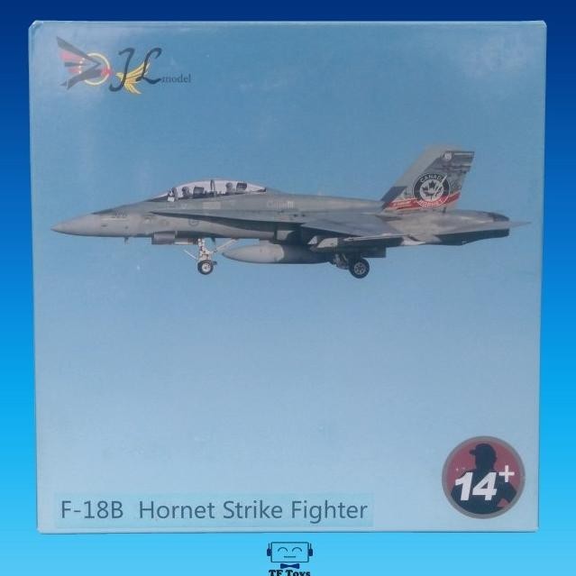 Miniatur Diecast Not Mokit Pesawat F18 F-18 Hornet 1:100 1/100