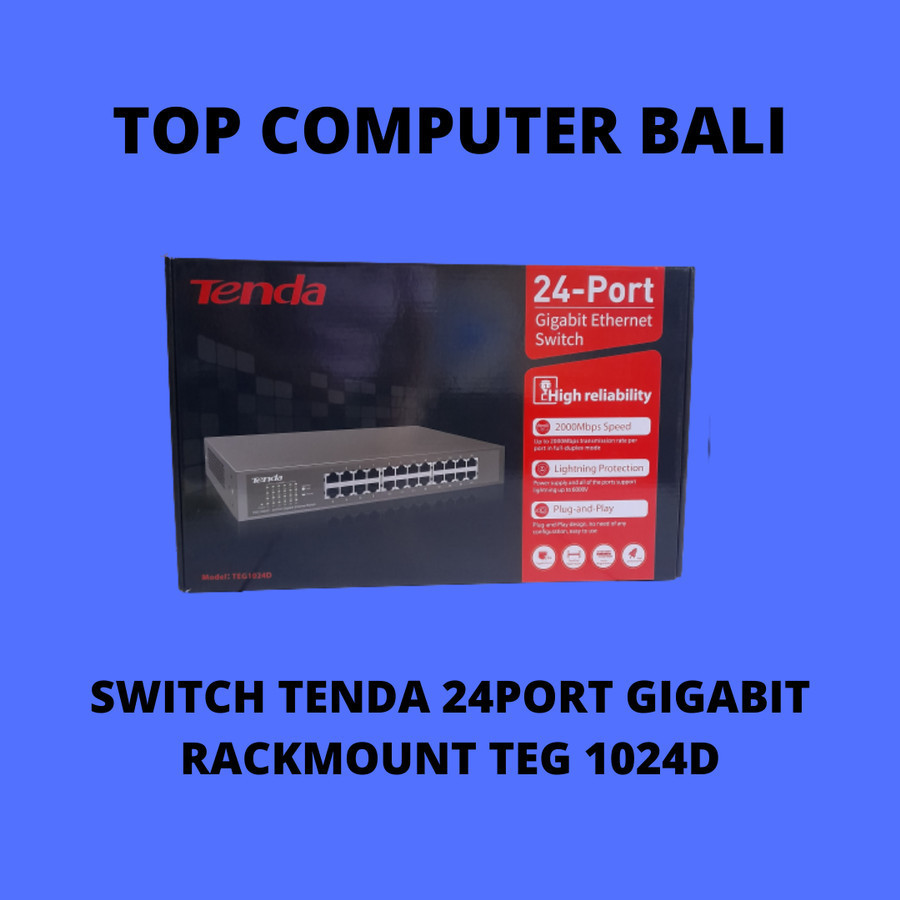 Tenda TEG1024D Gigabit Ethernet Switch/ Switch hub gigabit 24 port