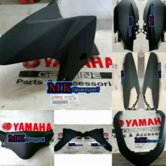 Paket Full Set Body Halus Nmax, N Max Old Hitam 2016-2019 Original