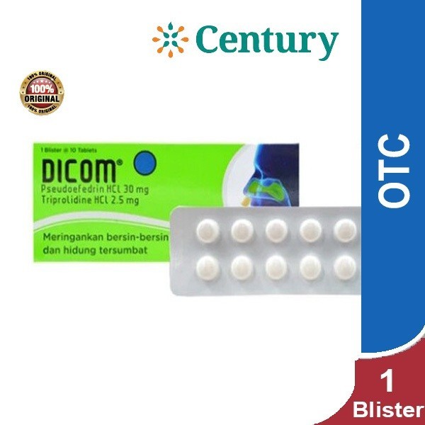 Dicom 1 Blister isi 10's / Hidung Tersumbat