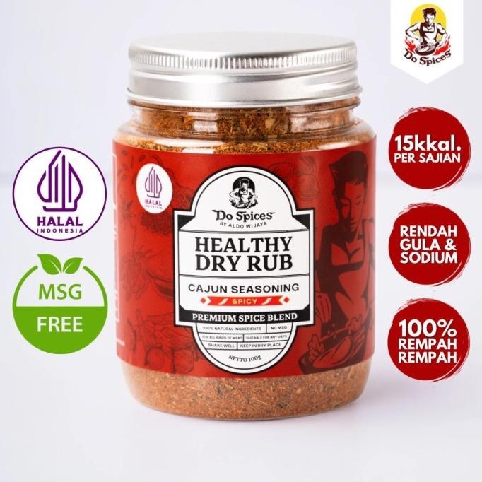 

Healthy Dry Rub | Bumbu Marinasi Rendah kalori (Spicy) 100 Gram P83G