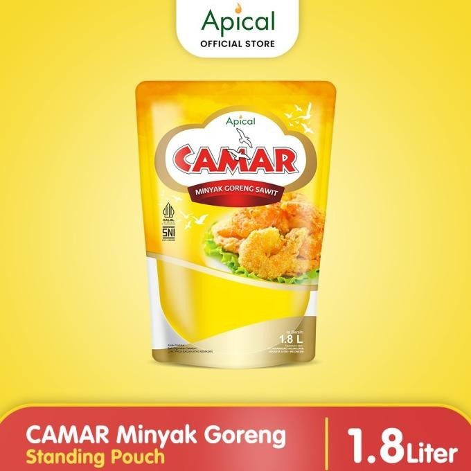 

NEW PRODUK CAMAR MINYAK GORENG STANDING POUCH 1.8L !!!!!