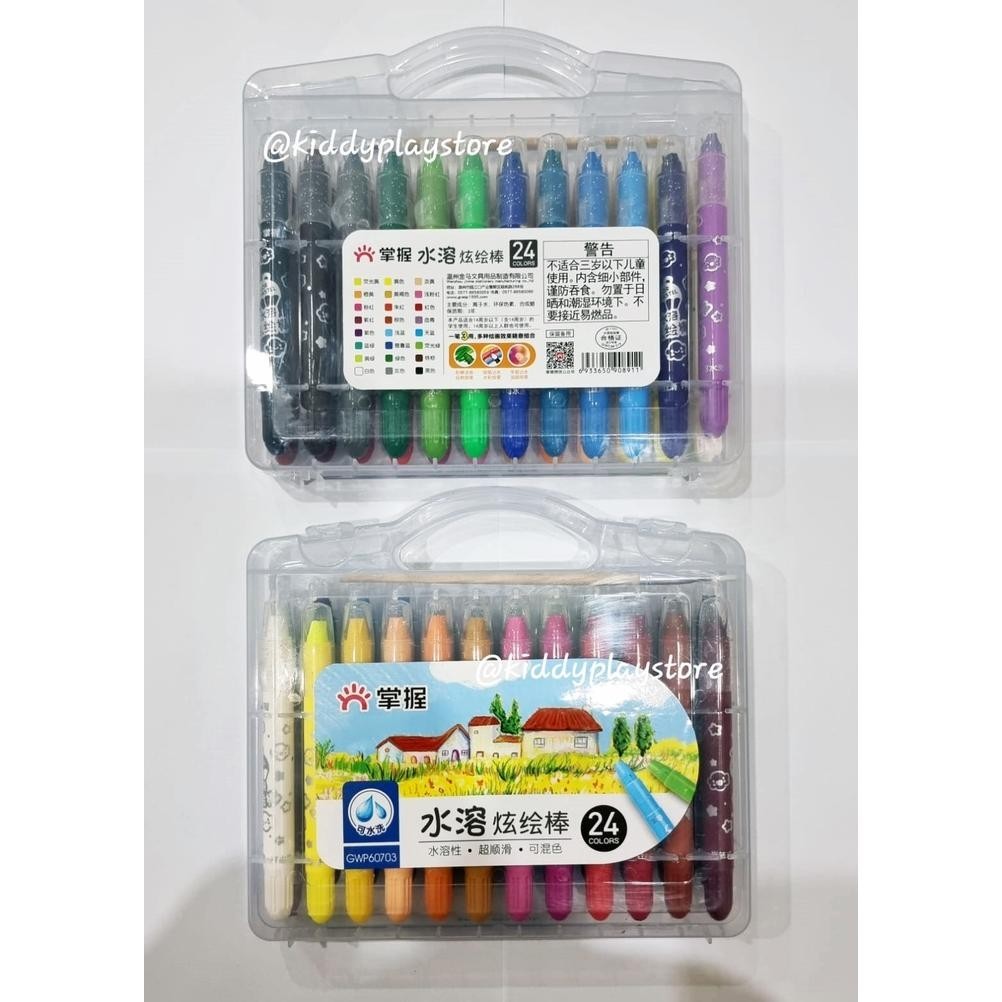 

Premium Crayon Grasp / Crayon Grasp Mata Sedang / Silky Crayon / Water Soluble Crayon / Krayon Warna Li34