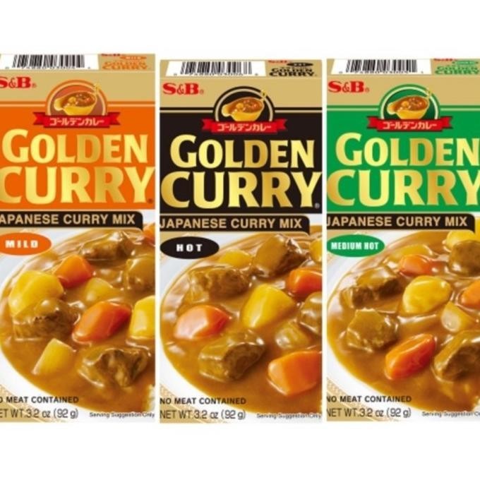 

TERBARU S&B GOLDEN CURRY JAPANESE CURRY MIX SAUS KARI JEPANG 92GR !!!!!