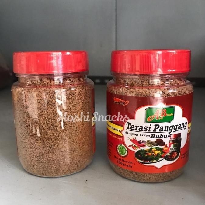 

BIG SALE TERASI BUBUK SUPER CAP AB ASLI BANGKA 100GR / TRASI MATANG OVEN HALAL !!!!!